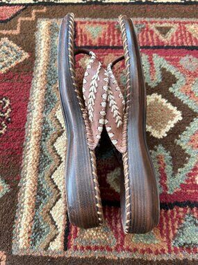 Women's Strictly Comfort Sandals, Size 7, Leather Upper